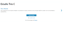 Tablet Screenshot of estudiotresc.blogspot.com