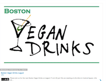 Tablet Screenshot of bostonvegandrinks.blogspot.com