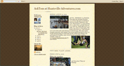 Desktop Screenshot of huntsvilleadventures.blogspot.com