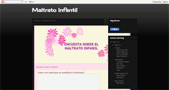 Desktop Screenshot of maltratoinfantileg.blogspot.com