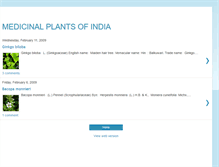 Tablet Screenshot of medicinal-plants-india.blogspot.com