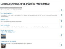 Tablet Screenshot of espanholufscpatobranco.blogspot.com