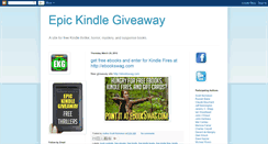 Desktop Screenshot of epickindlegiveaway.blogspot.com