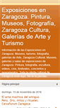 Mobile Screenshot of exposicionesenzaragoza.blogspot.com