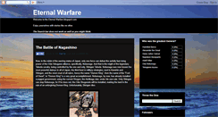 Desktop Screenshot of eternalwarfare.blogspot.com