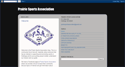 Desktop Screenshot of prairiesportsassociation.blogspot.com