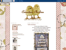 Tablet Screenshot of canadianchickies.blogspot.com