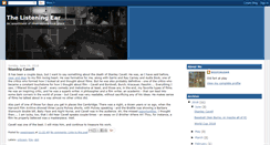Desktop Screenshot of listeningear.blogspot.com