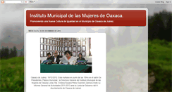 Desktop Screenshot of immujeresoaxaca.blogspot.com