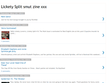 Tablet Screenshot of licketysplitzine.blogspot.com