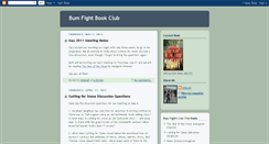 Desktop Screenshot of bumfightbookclub.blogspot.com