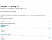Tablet Screenshot of peugeot-207-tuning.blogspot.com