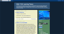 Desktop Screenshot of learningtheoryamy.blogspot.com
