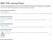 Tablet Screenshot of learningtheoryamy.blogspot.com