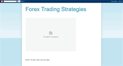 Desktop Screenshot of forextradingstrategiessingapore.blogspot.com