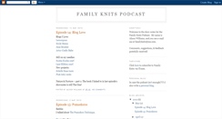 Desktop Screenshot of familyknitspodcast.blogspot.com