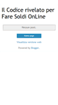 Mobile Screenshot of codice-fare-soldi-online.blogspot.com