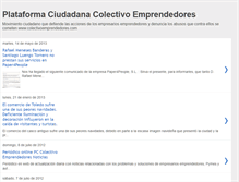 Tablet Screenshot of colectivoemprendedores.blogspot.com