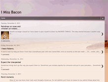 Tablet Screenshot of imissbacon.blogspot.com