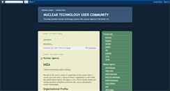 Desktop Screenshot of nucleartechnologyusercommunity.blogspot.com