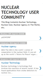 Mobile Screenshot of nucleartechnologyusercommunity.blogspot.com
