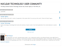 Tablet Screenshot of nucleartechnologyusercommunity.blogspot.com