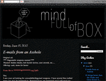 Tablet Screenshot of mindfullofbox.blogspot.com