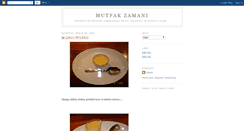 Desktop Screenshot of mutfakzamani.blogspot.com