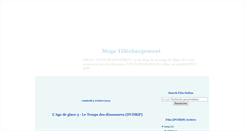 Desktop Screenshot of megatelechargement.blogspot.com