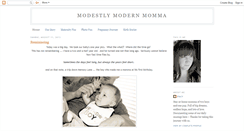 Desktop Screenshot of modestlymodernmomma.blogspot.com