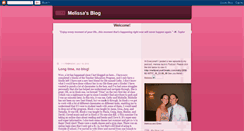 Desktop Screenshot of missmelissablog.blogspot.com