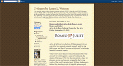 Desktop Screenshot of lauralwatson.blogspot.com
