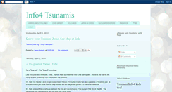 Desktop Screenshot of info4tsunamis.blogspot.com