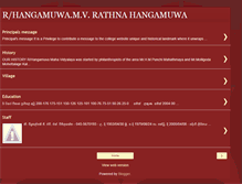 Tablet Screenshot of hangamuwa.blogspot.com