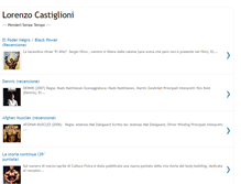 Tablet Screenshot of lorenzocastiglioni.blogspot.com