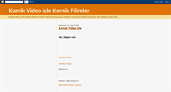 Desktop Screenshot of komikvideoizle-komikfilimler.blogspot.com