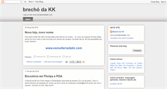 Desktop Screenshot of brecho-da-kk.blogspot.com