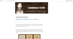 Desktop Screenshot of mirandovivir.blogspot.com