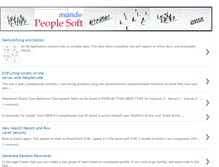 Tablet Screenshot of mundopeoplesoft.blogspot.com