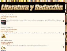 Tablet Screenshot of literaturayredaccion.blogspot.com