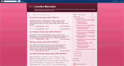 Desktop Screenshot of lourdesmarciales.blogspot.com