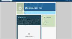 Desktop Screenshot of gasscootercheap.blogspot.com