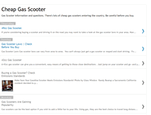 Tablet Screenshot of gasscootercheap.blogspot.com