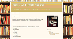 Desktop Screenshot of onlinepersonalassistant.blogspot.com