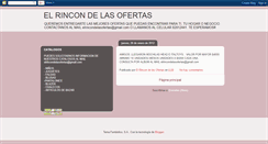 Desktop Screenshot of elrincondelasofertaschile.blogspot.com