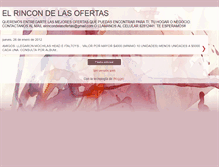 Tablet Screenshot of elrincondelasofertaschile.blogspot.com