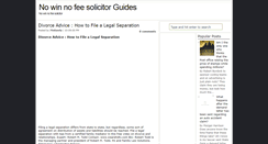 Desktop Screenshot of nowinnofeesolicitorsite.blogspot.com