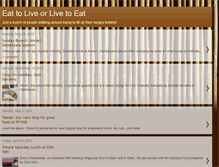 Tablet Screenshot of eatliveeat.blogspot.com