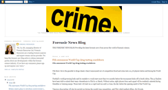 Desktop Screenshot of forensic-news-blog.blogspot.com