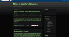 Desktop Screenshot of modernwarfarereviews.blogspot.com